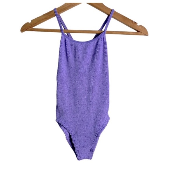 ISO Hunza G Kids Baby Margot Swimsuit Lilac - Picture 2 of 2
